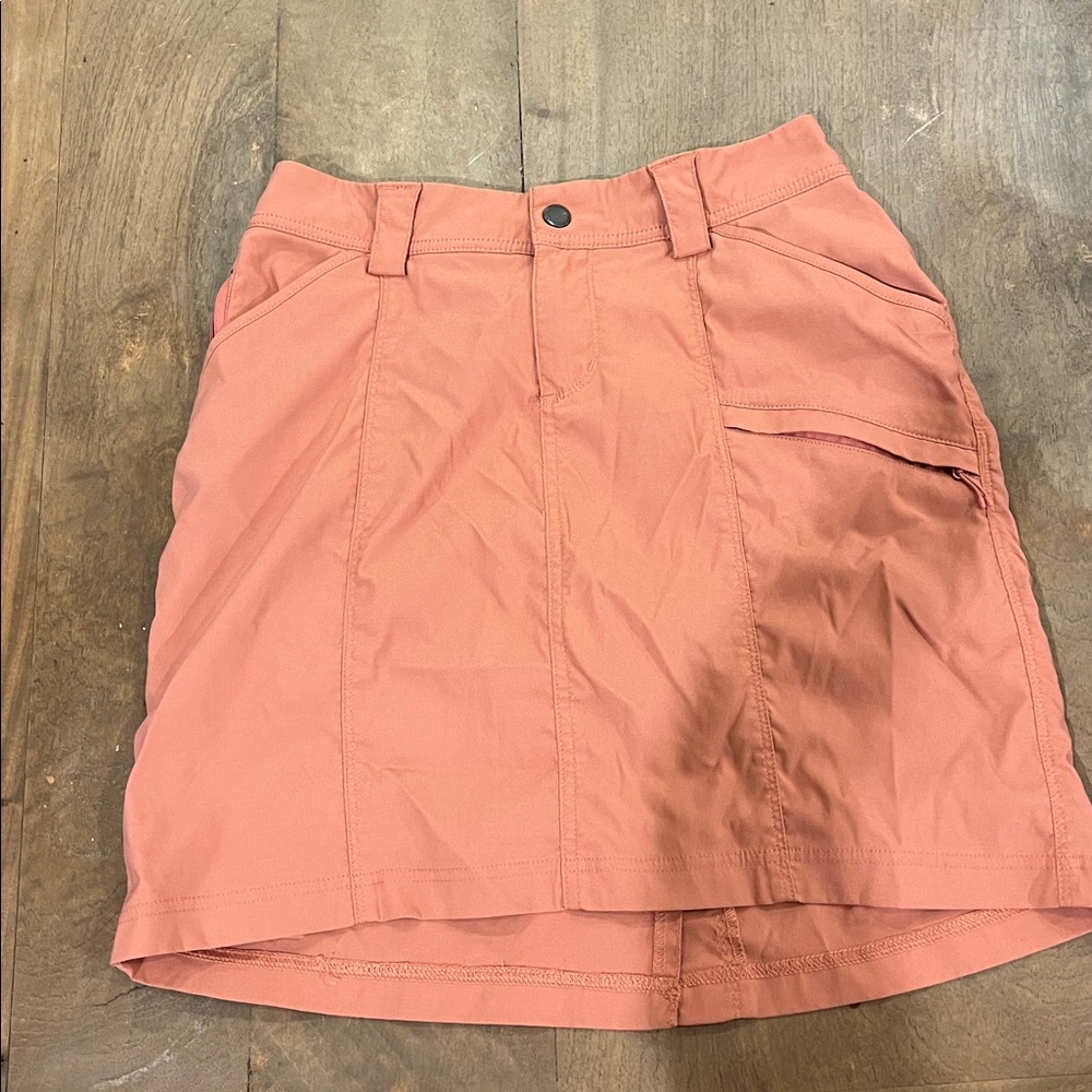 Cute Duluth Trading Co Rust Skirt - Skort